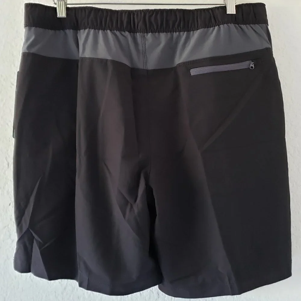 NWT - Speedo Black Board Short Tech Volley W/Hydroliner - Size XL (36/38)
